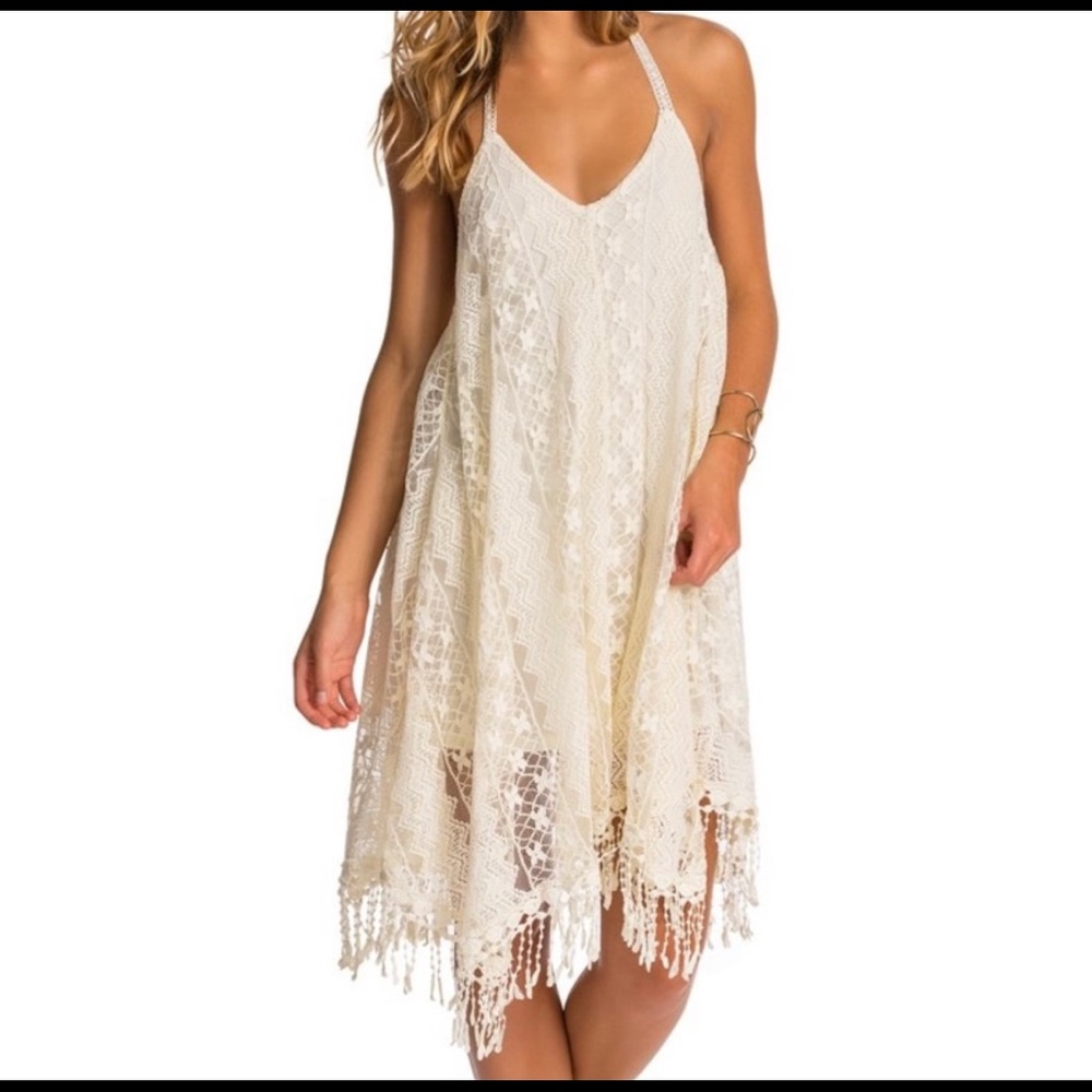 Ann Sui for O’Neill lace halter dress - Picture 2 of 10